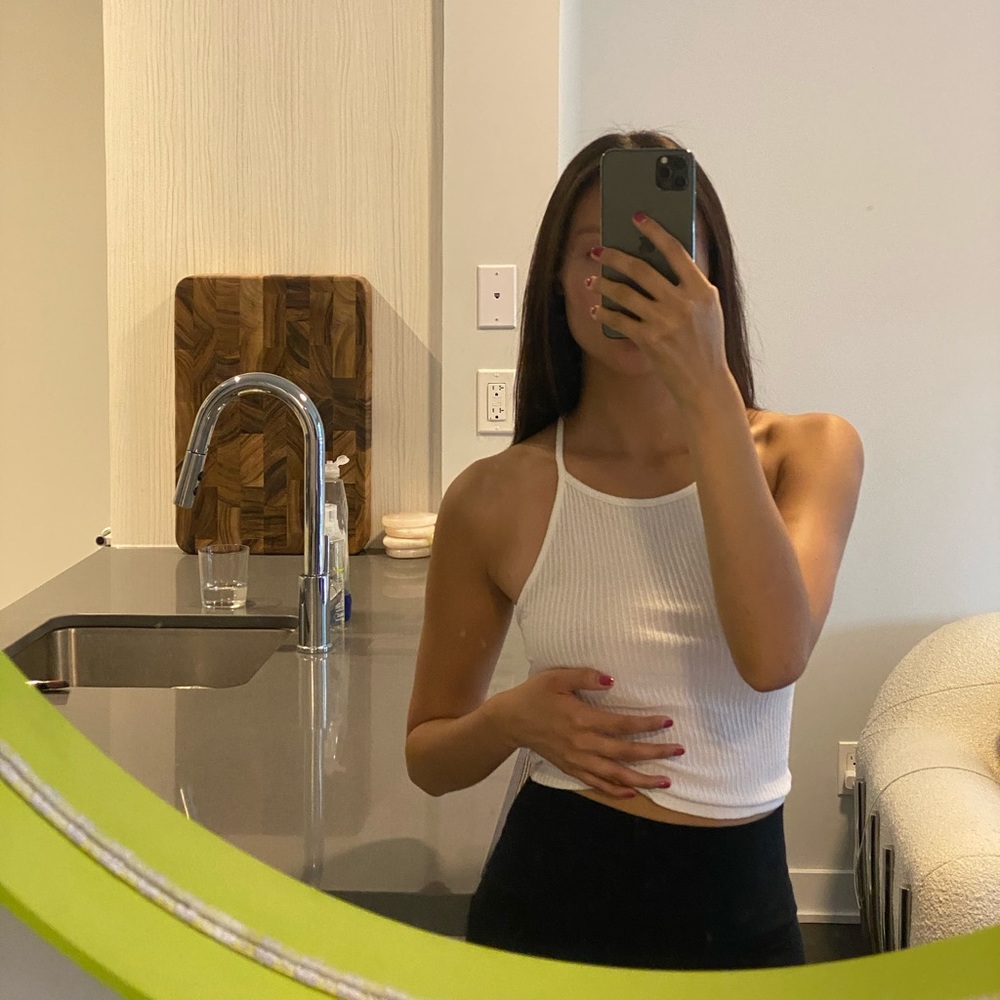 Brandy Melville - ribbed high neck top